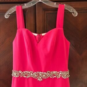 NWT Abby Paris Hot Pink Size 6 Style #15159 Dress
